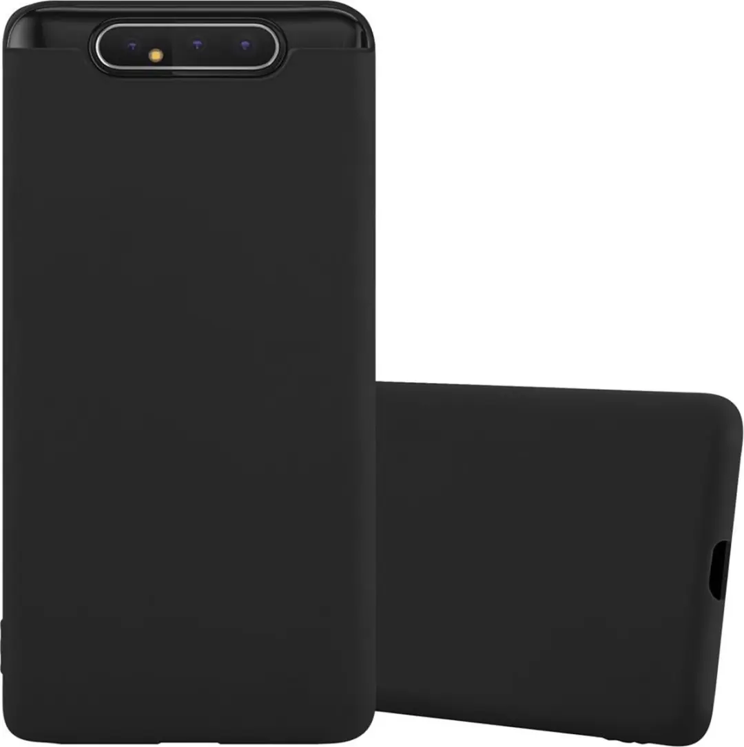 Cadorabo Hoesje geschikt voor Samsung Galaxy A80 / A90 4G in CANDY ZWART
