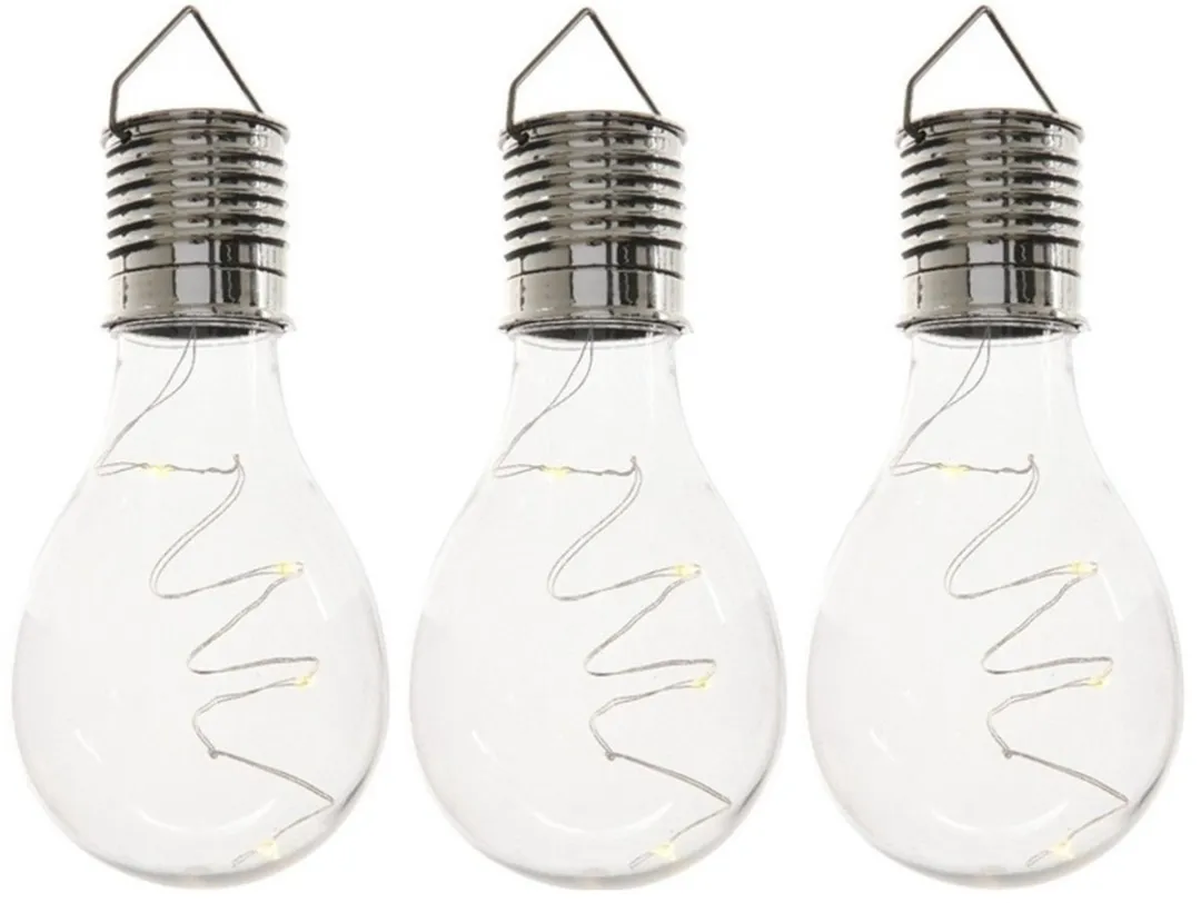 Lumineo Solar Hanglamp 3x