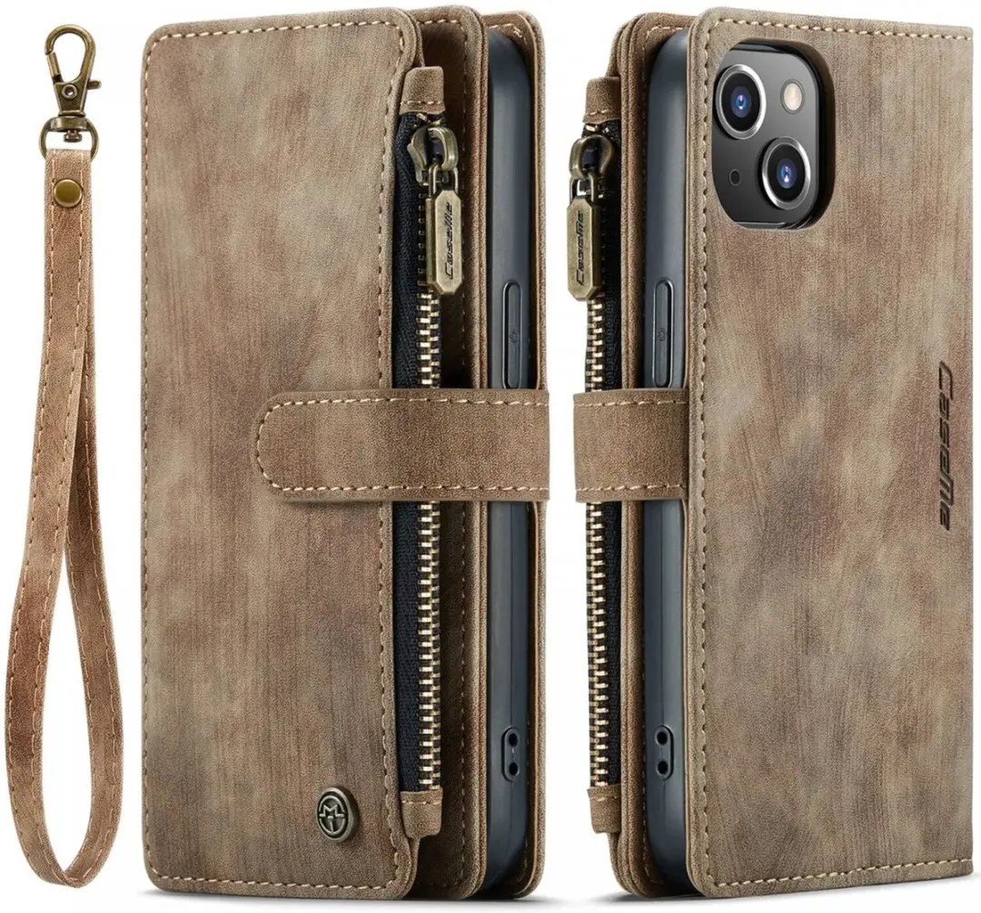 CaseMe C30 Hoesje iPhone 14 Bruin - afbeelding 3 van 6