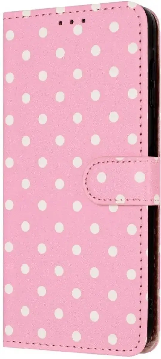Portemonnee Hoesje Google Pixel 11 Pro Polka Dot - Roze - afbeelding 6 van 6