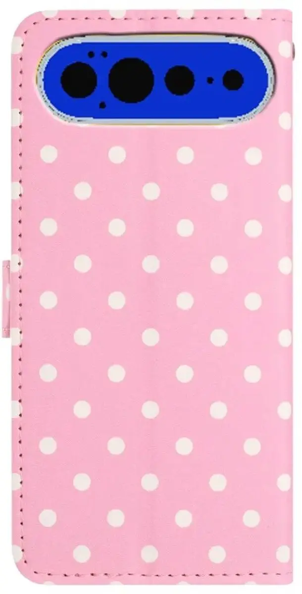 Google Pixel 11 Pro XL Portemonnee Hoesje Polka Dot - Roze - afbeelding 5 van 6