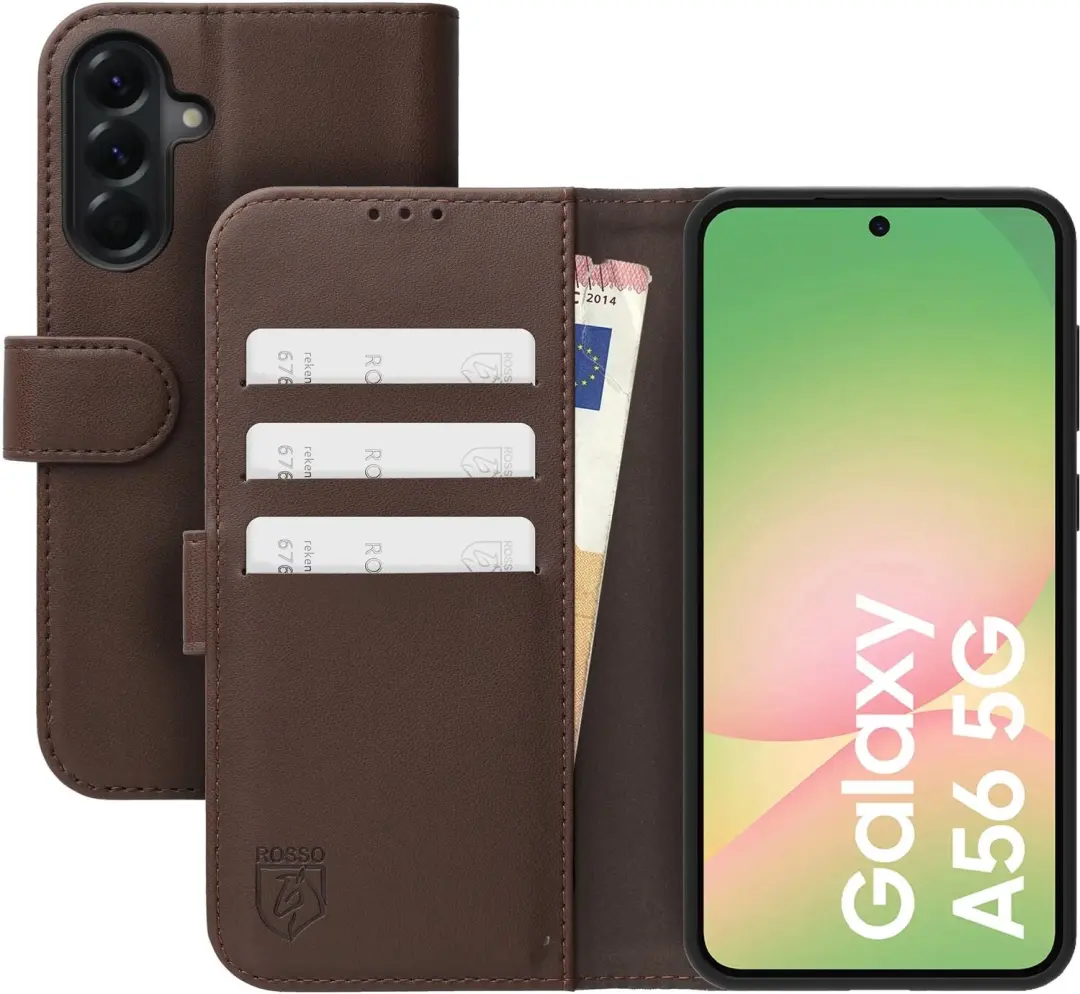 Rosso Element Modern Hoesje Geschikt voor Samsung Galaxy A56