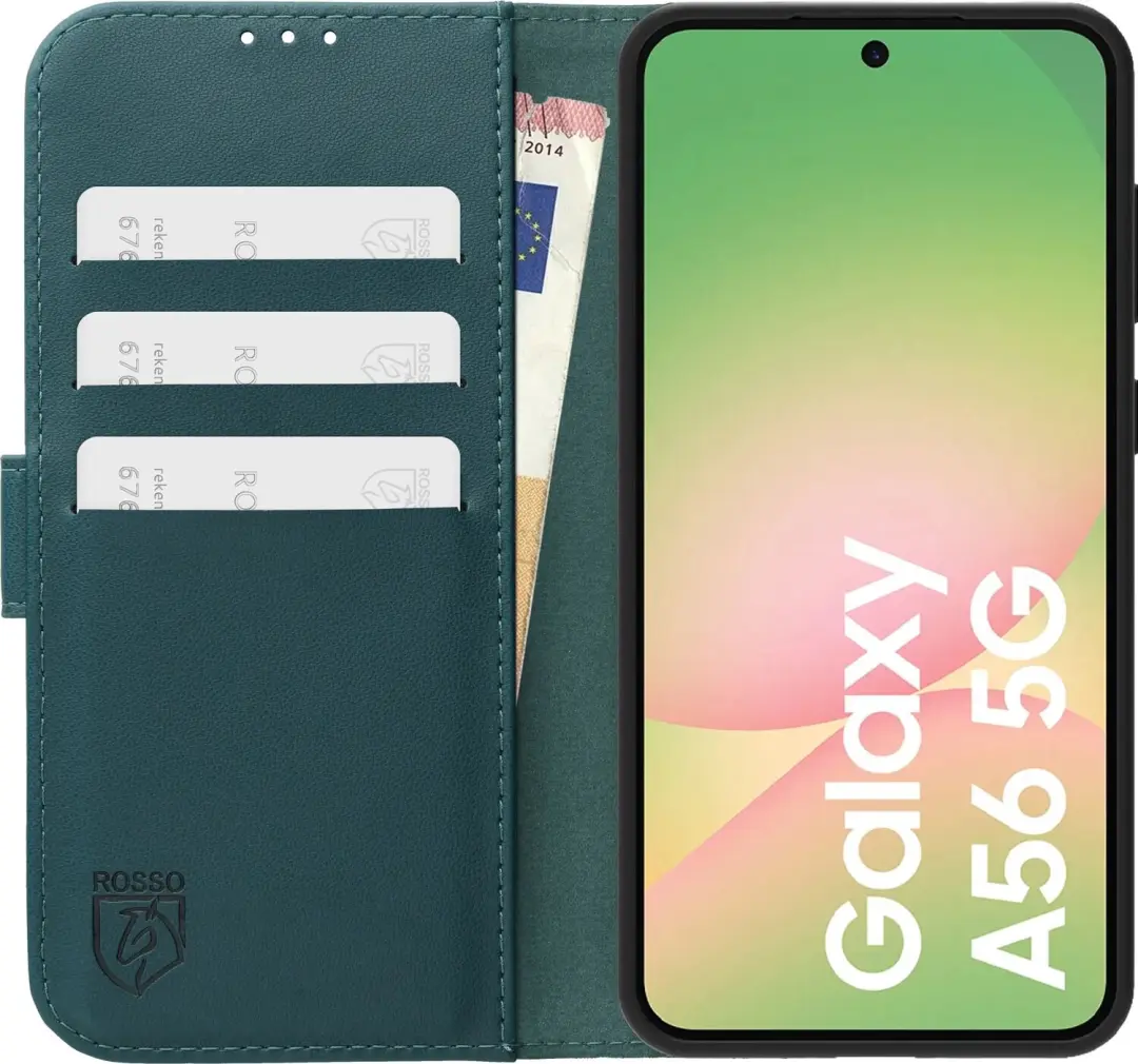 Rosso Element Modern Hoesje Samsung Galaxy A56 - Book Case - afbeelding 4 van 6