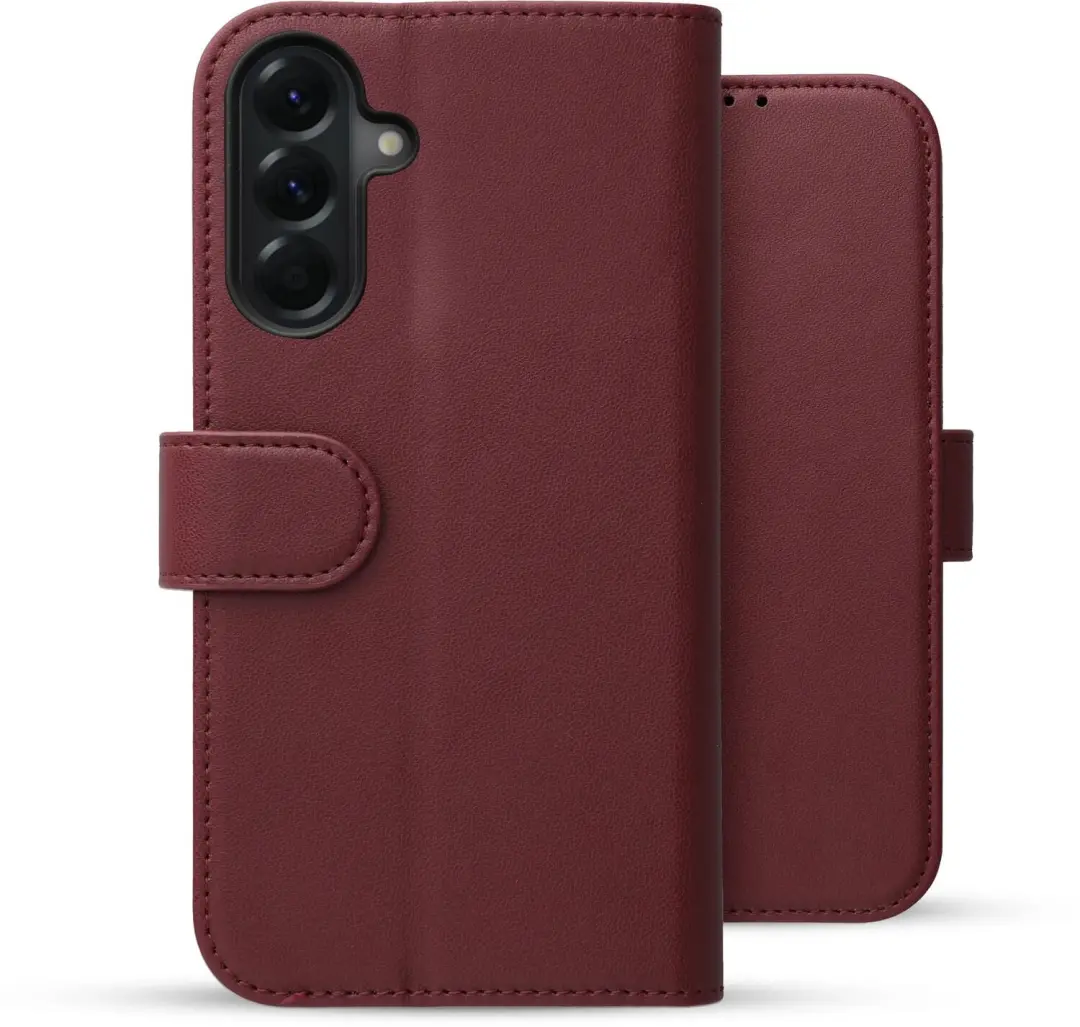Rosso Element Modern Hoesje Samsung Galaxy A56 - Burgundy - Book Case Wallet - afbeelding 2 van 6