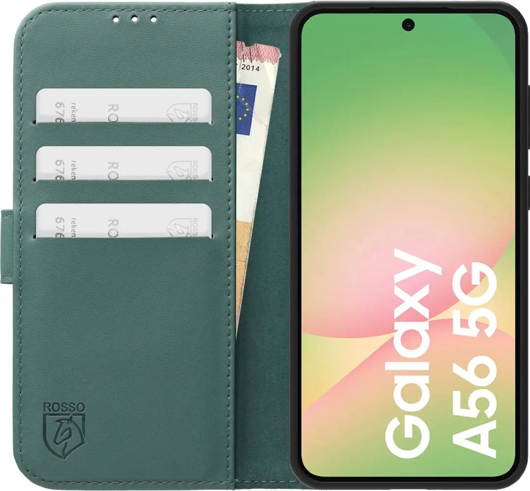 Rosso Element Modern Hoesje Samsung Galaxy A56 - Licht Groen - afbeelding 3 van 6