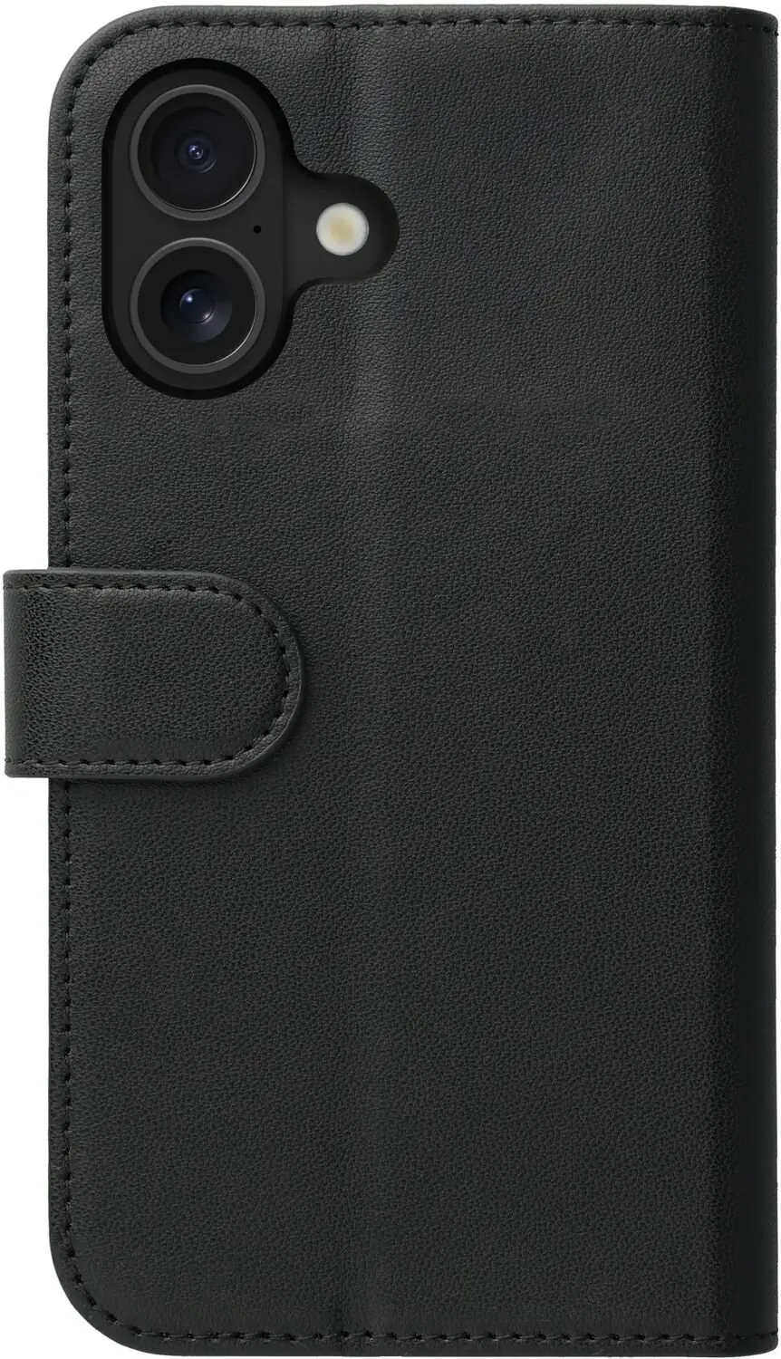Rosso Element Modern Hoesje Geschikt voor Apple iPhone 17 - Zwart - Luxe Book Case, Portemonnee en Standaard in één - Pasjeshouder - afbeelding 5 van 6