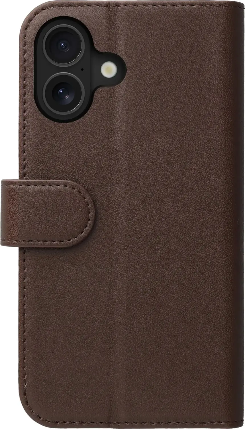 Rosso Element Modern Hoesje iPhone 17 - Bruin Book Case - afbeelding 3 van 6