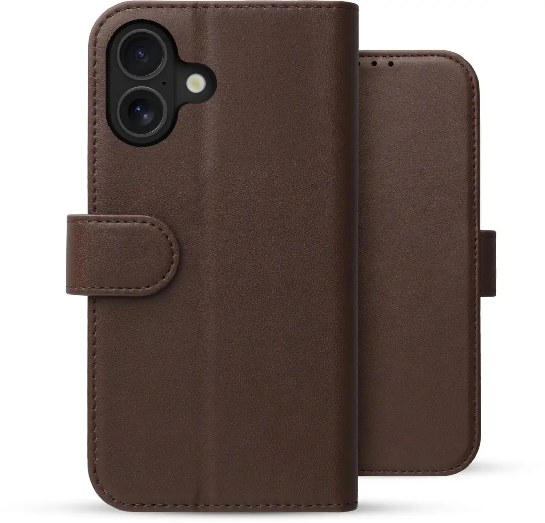 Rosso Element Modern Hoesje iPhone 17 - Bruin Book Case - afbeelding 2 van 6