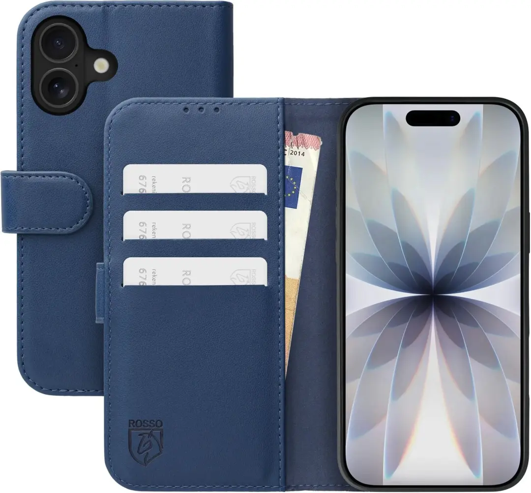 Rosso Element Modern Hoesje Geschikt voor Apple iPhone 17