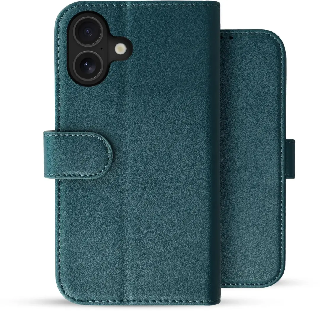 Rosso Element Modern Hoesje Geschikt voor Apple iPhone 17 - Groen - Luxe Book Case, Portemonnee en Standaard in één - Pasjeshouder - afbeelding 2 van 6