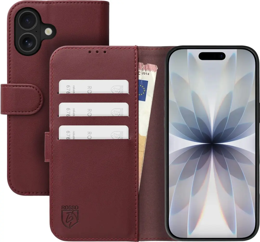 Rosso Element Modern Hoesje Geschikt voor Apple iPhone 17