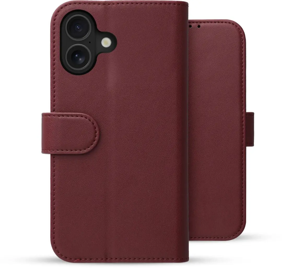 Rosso Element Modern Hoesje iPhone 17 - Burgundy - afbeelding 2 van 6