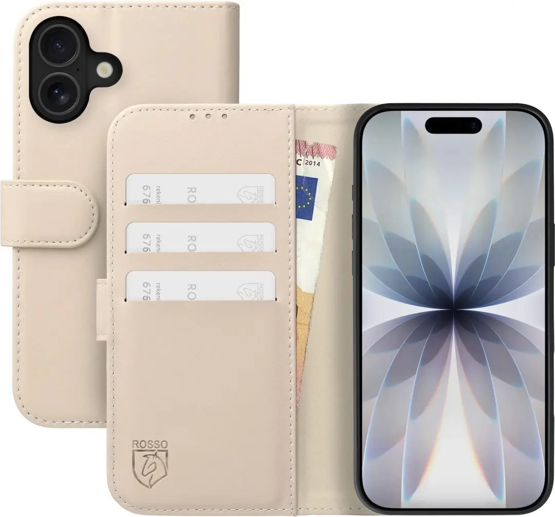 Rosso Element Modern Hoesje Geschikt voor Apple iPhone 17