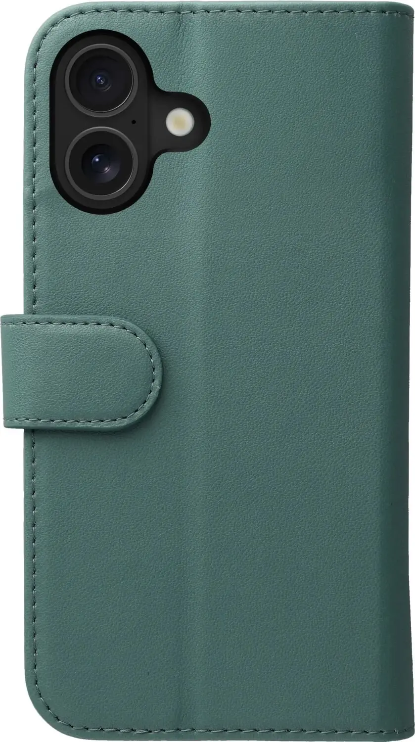 Rosso Element Modern Hoesje Geschikt voor Apple iPhone 17 - Licht Groen - Luxe Book Case, Portemonnee en Standaard in één - Pasjeshouder - afbeelding 4 van 6