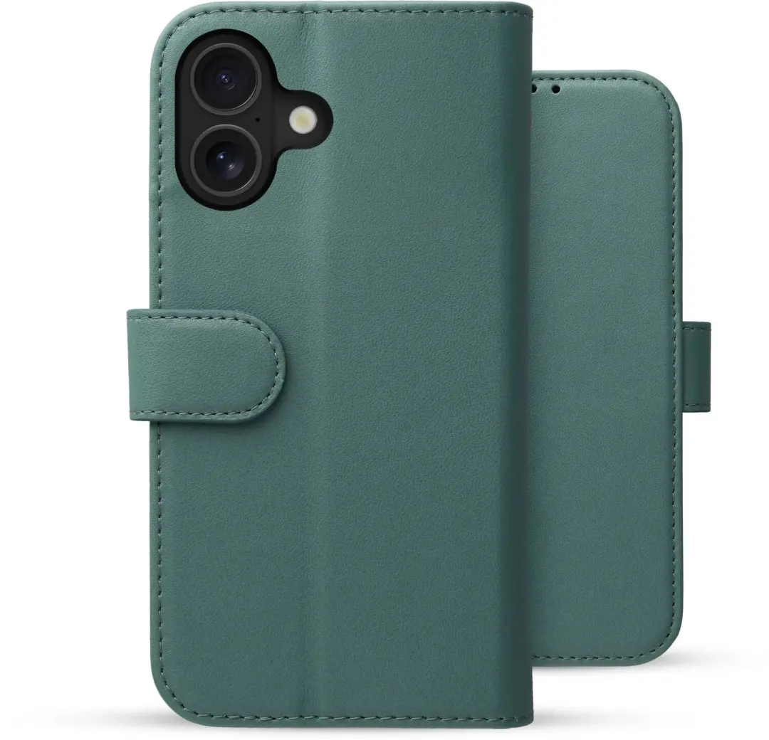 Rosso Element Modern Hoesje Geschikt voor Apple iPhone 17 - Licht Groen - Luxe Book Case, Portemonnee en Standaard in één - Pasjeshouder - afbeelding 2 van 6