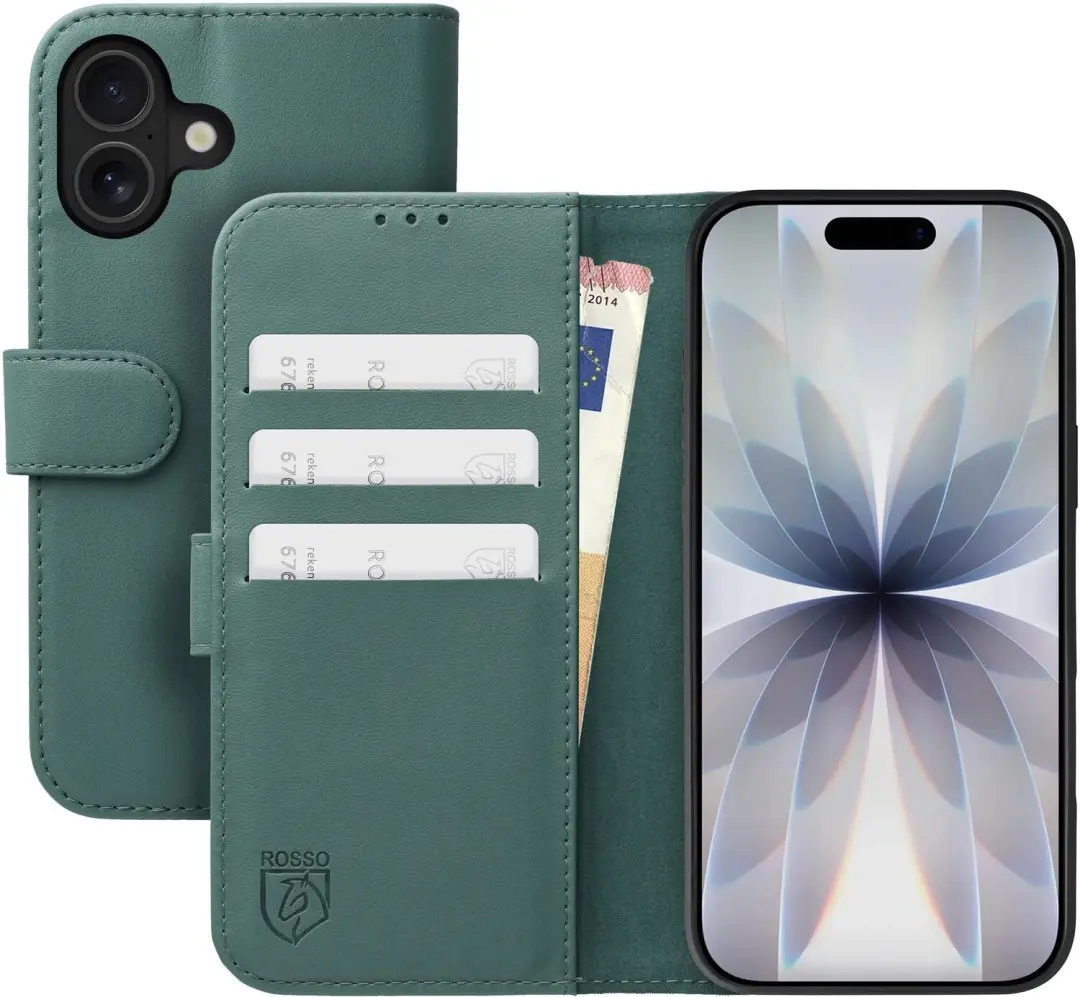 Rosso Element Modern Hoesje Geschikt voor Apple iPhone 17