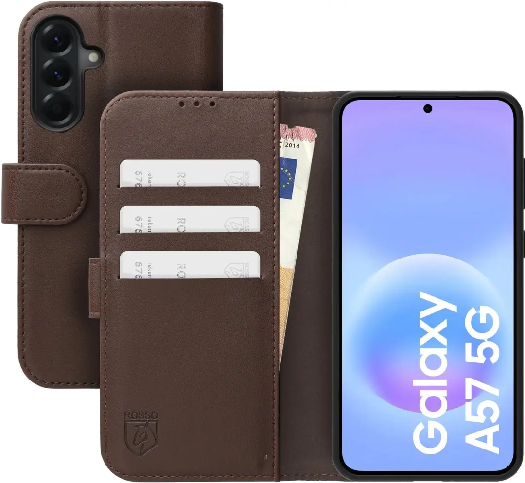 Rosso Element Modern Hoesje Geschikt voor Samsung Galaxy A57