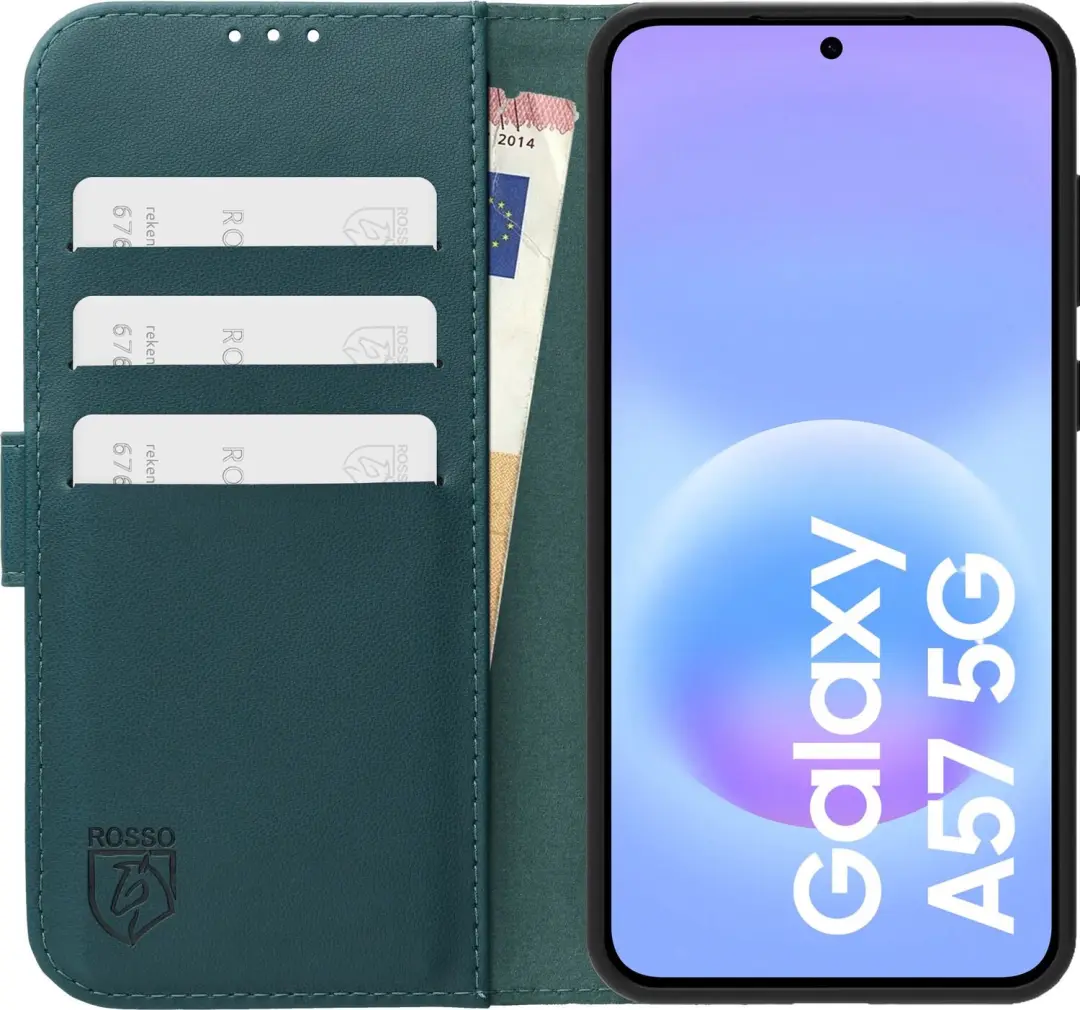 Rosso Element Modern Hoesje Samsung Galaxy A57 - Groen - afbeelding 3 van 6