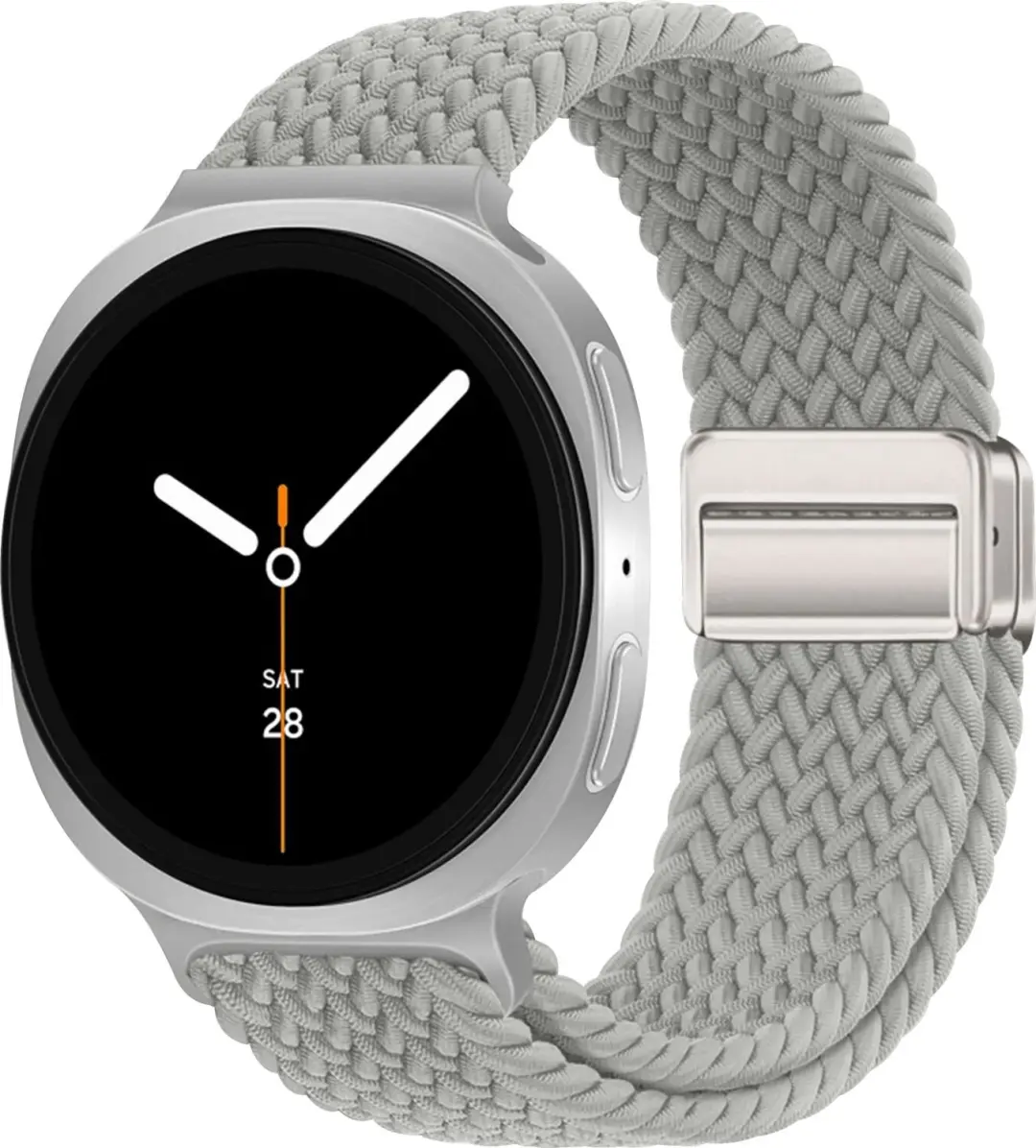 SBG Gevlochten Nylon Bandje Geschikt voor Samsung Galaxy Watch 9 / 8