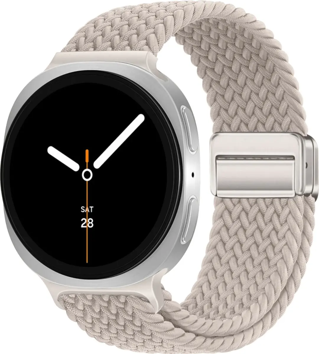 SBG Gevlochten Nylon Bandje Geschikt voor Samsung Galaxy Watch 9 / 8
