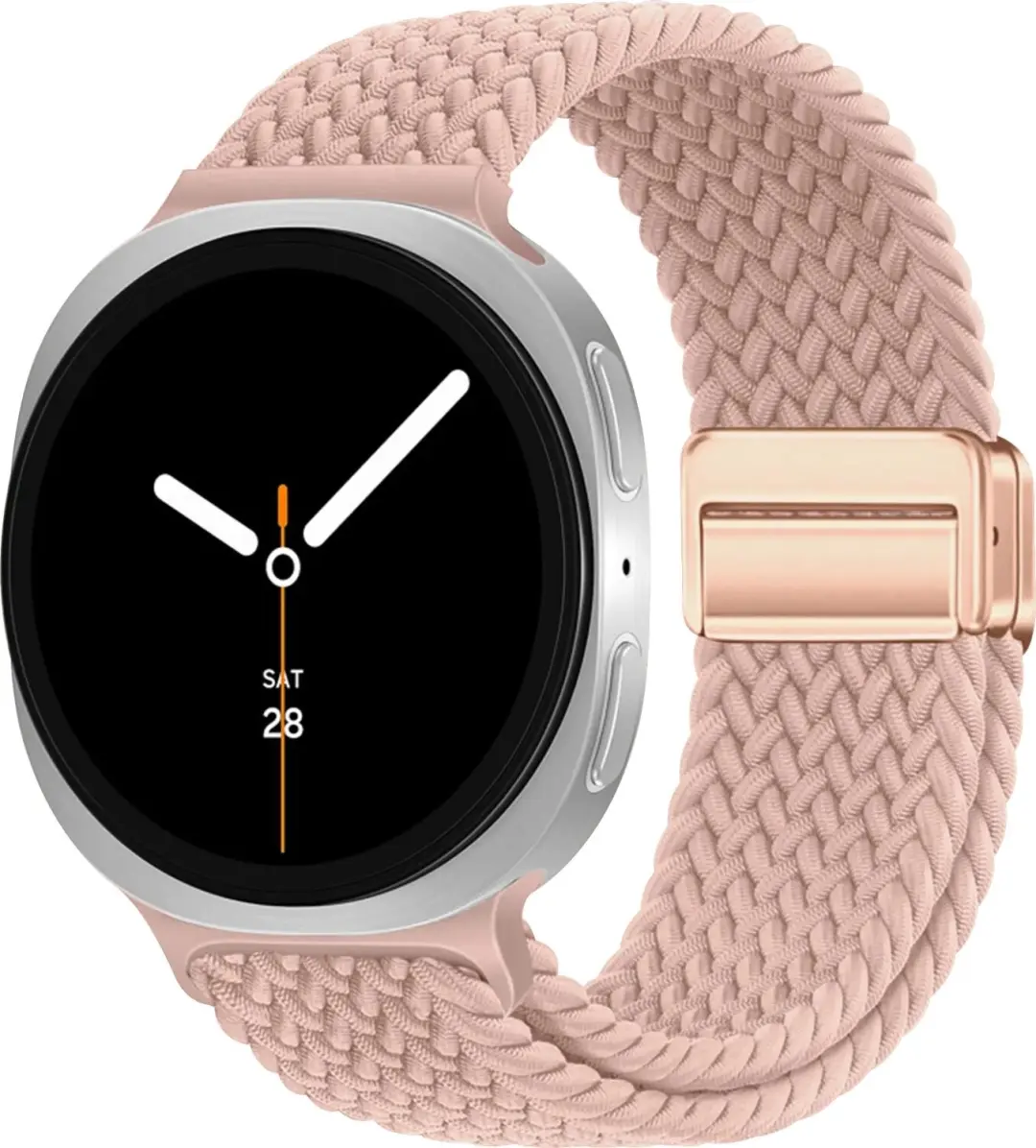 SBG Gevlochten Nylon Bandje Geschikt voor Samsung Galaxy Watch 9 / 8