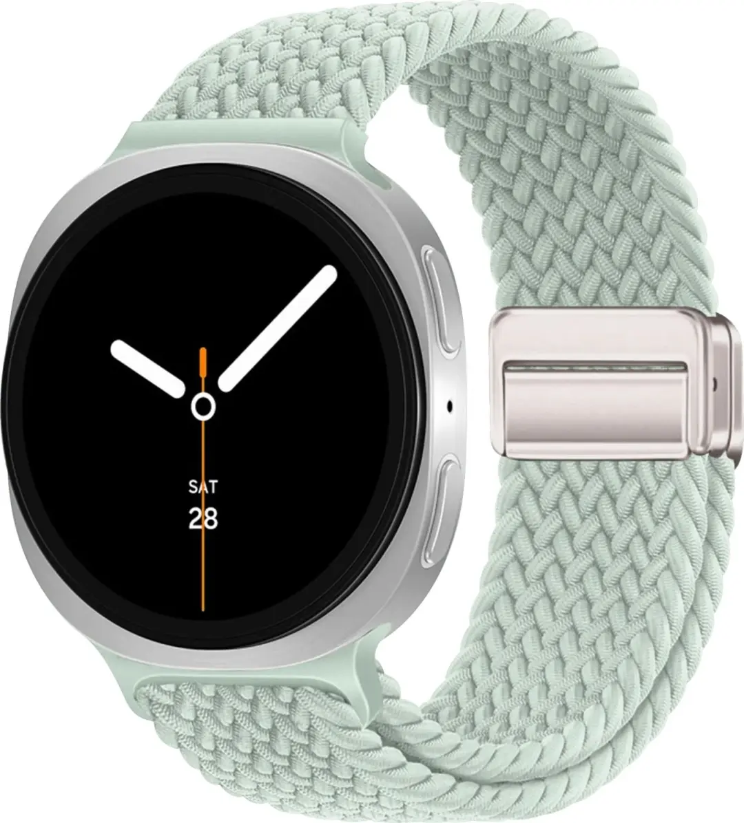SBG Gevlochten Nylon Bandje Geschikt voor Samsung Galaxy Watch 9 / 8