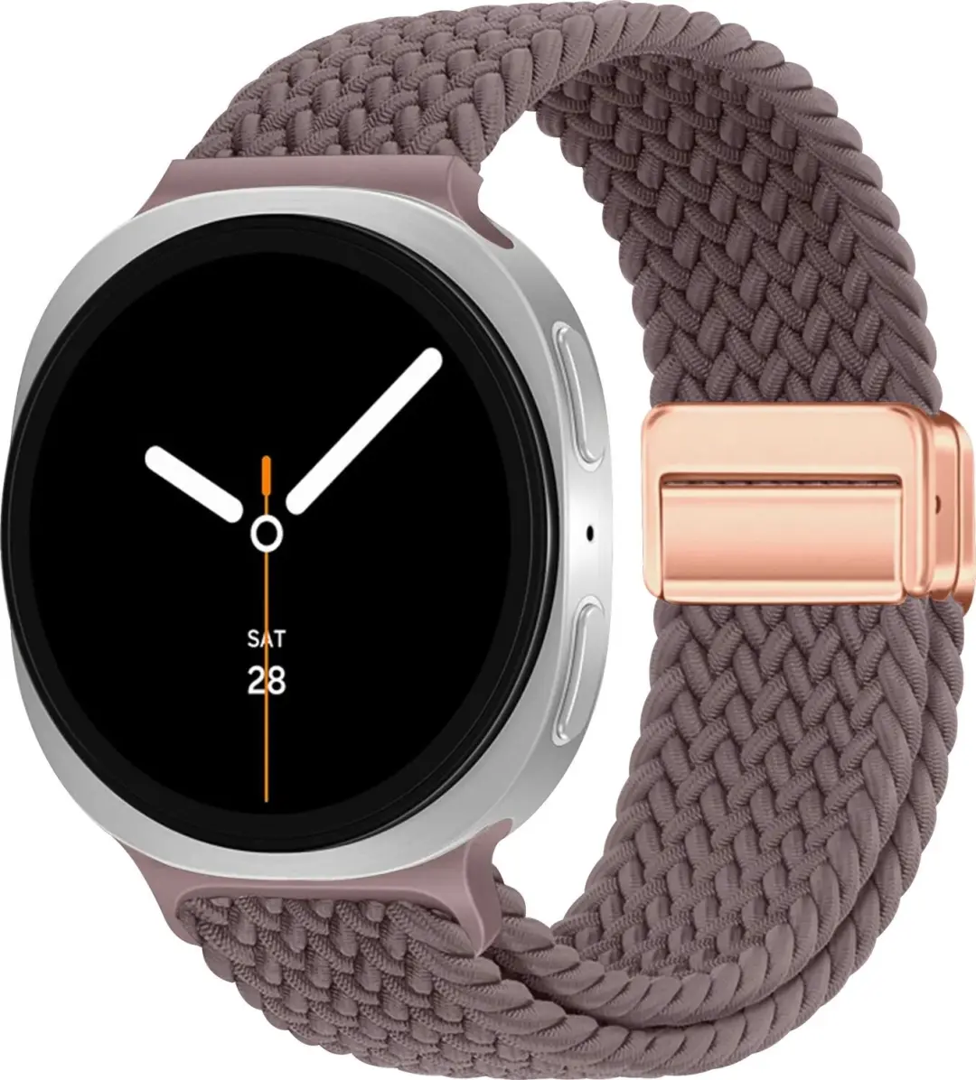 SBG Gevlochten Nylon Bandje Geschikt voor Samsung Galaxy Watch 9 / 8