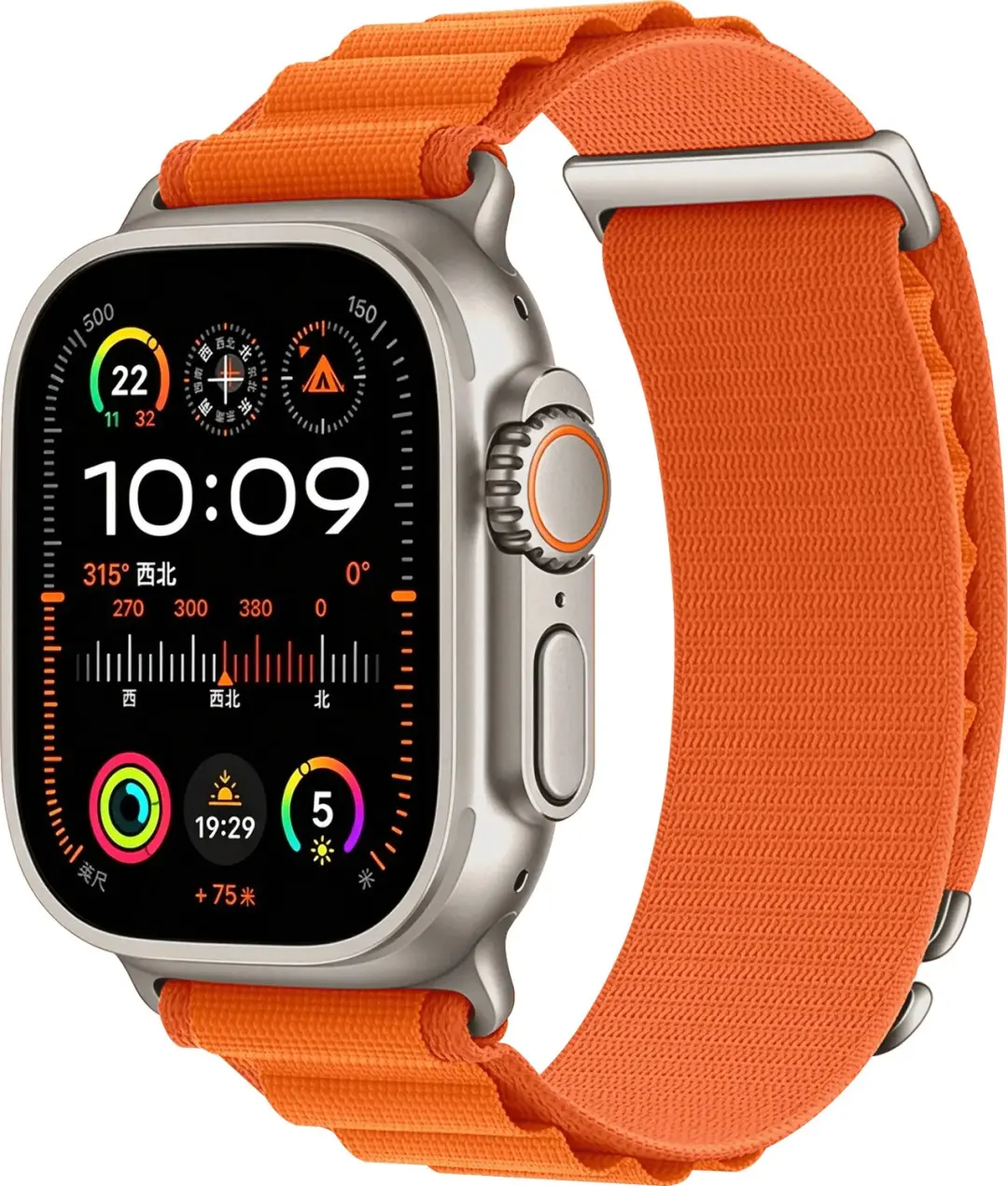 SBG Alpine Nylon Bandje Geschikt voor Apple Watch 1/2/3/4/5/6/7/8/9/10/11/12/SE/