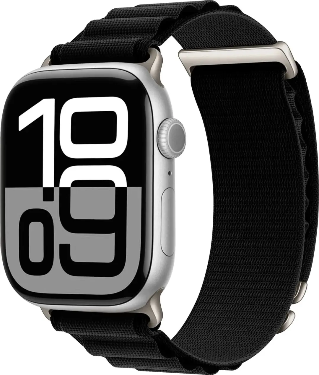 SBG Alpine Nylon Bandje Geschikt voor Apple Watch 1/2/3/4/5/6/7/8/9/10/11/12/SE