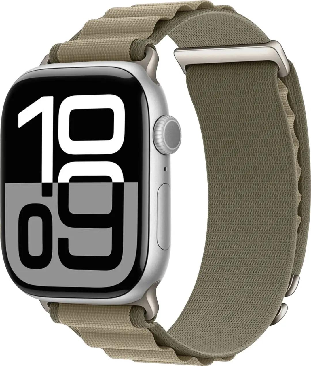 SBG Alpine Nylon Bandje Geschikt voor Apple Watch 1/2/3/4/5/6/7/8/9/10/11/12/SE