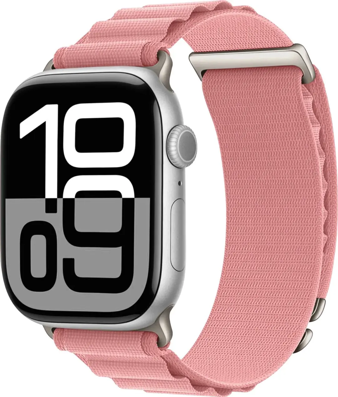 SBG Alpine Nylon Bandje Geschikt voor Apple Watch 1/2/3/4/5/6/7/8/9/10/11/12/SE