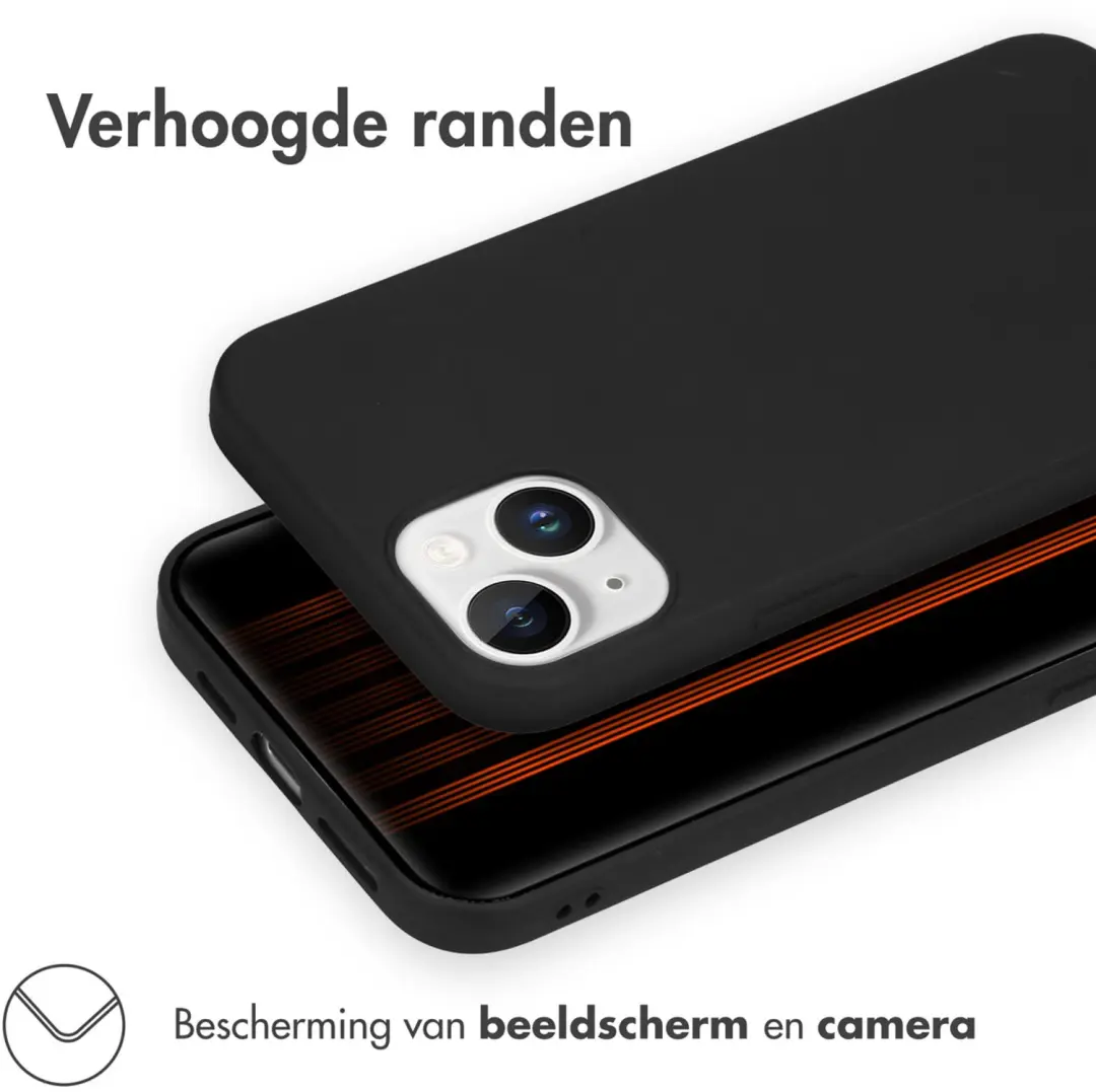 imoshion Color Backcover iPhone 15 Plus - Zwart - afbeelding 2 van 6