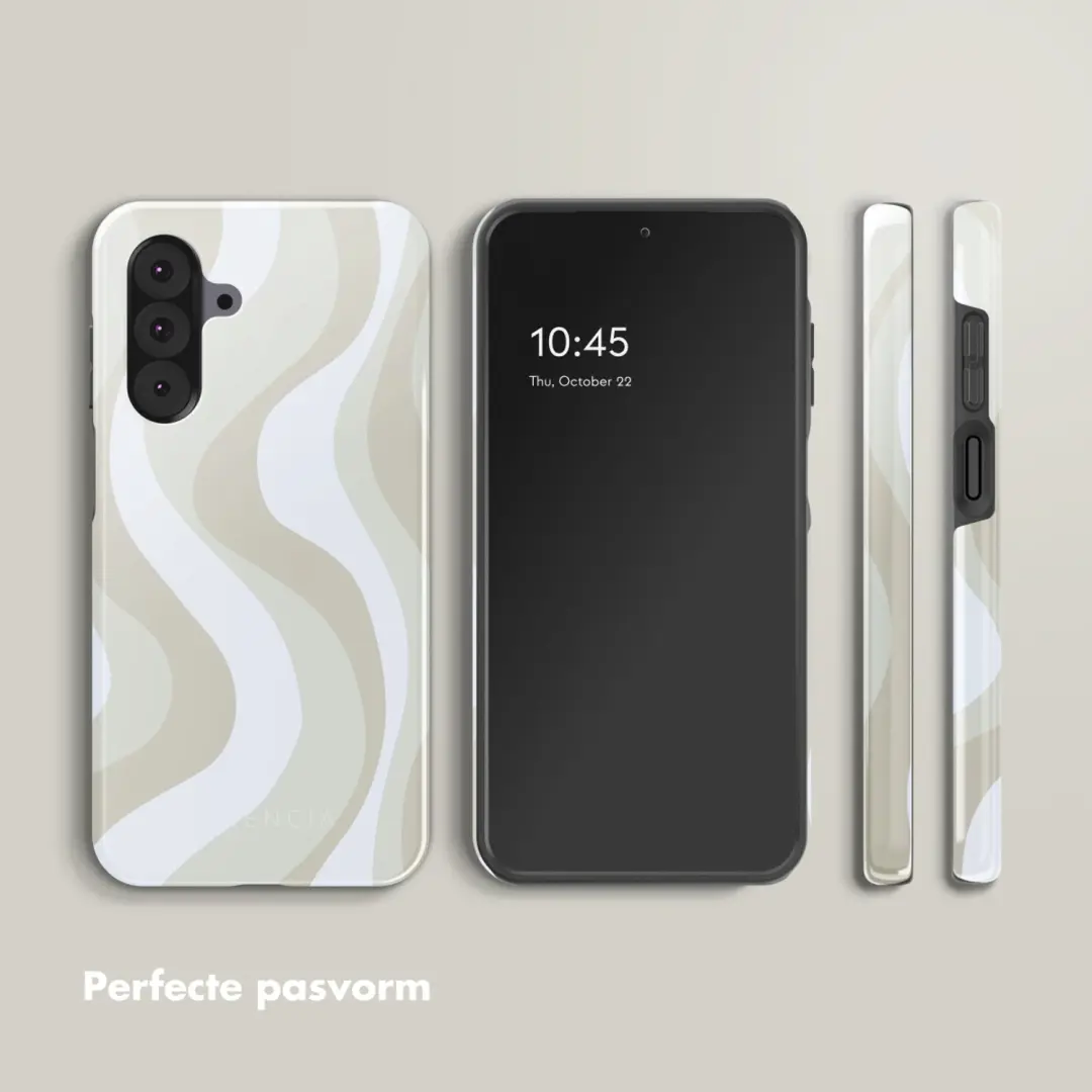 Selencia Vivid Hoesje Galaxy A26 - Desert Waves Beige - afbeelding 6 van 6