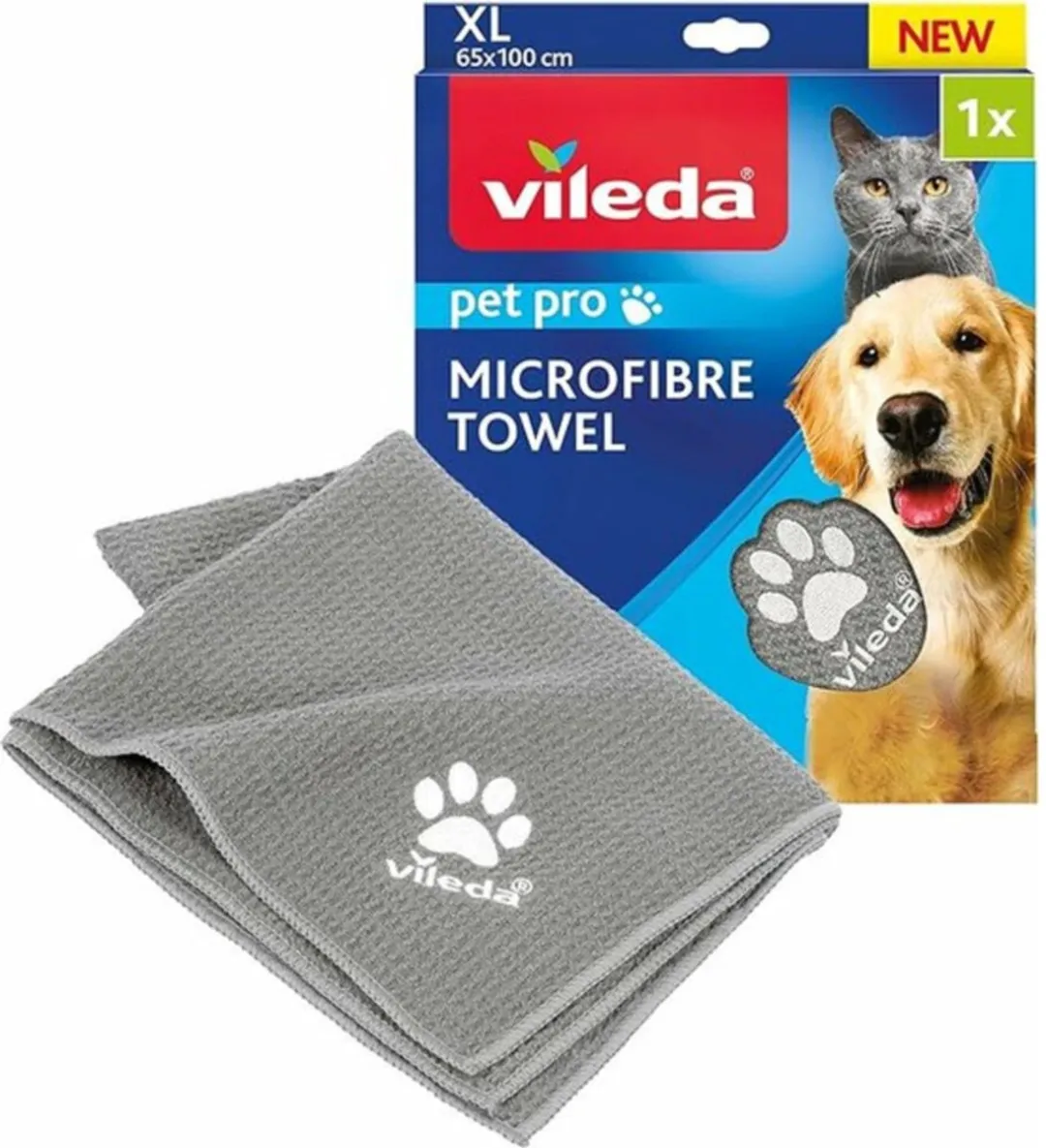 Vileda PetPro Microvezelhanddoek XL - Honingraatstructuur