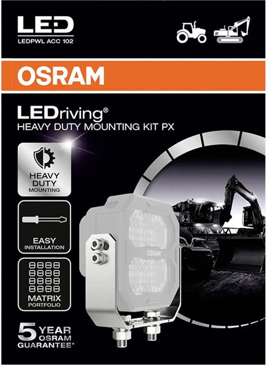 Osram LEDriving PX LEDPWL ACC 102 Montagekit - Zwart - afbeelding 3 van 4