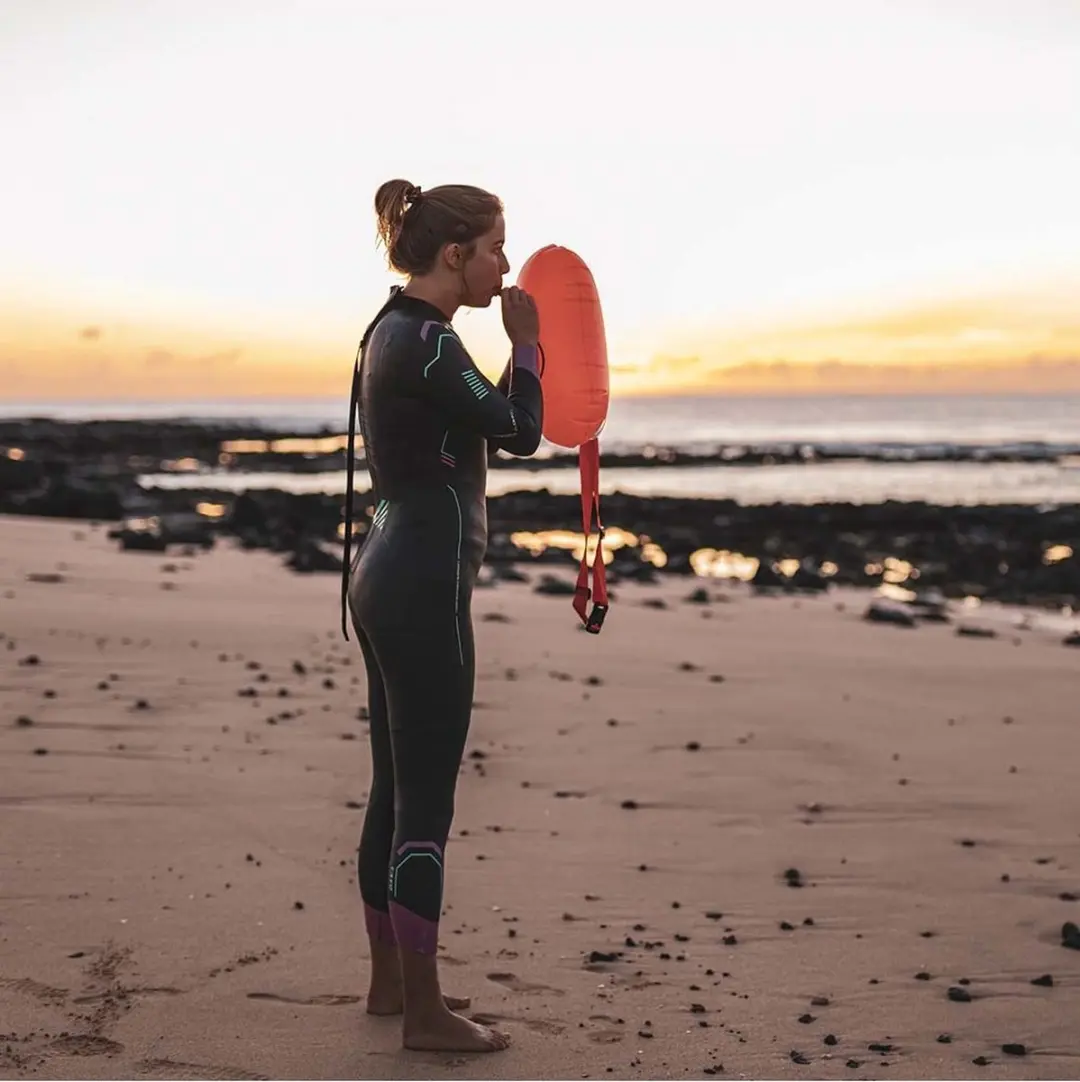 Zone3 Agile Dames Wetsuit - Zwart/Roze/Turquoise - XL - afbeelding 6 van 6
