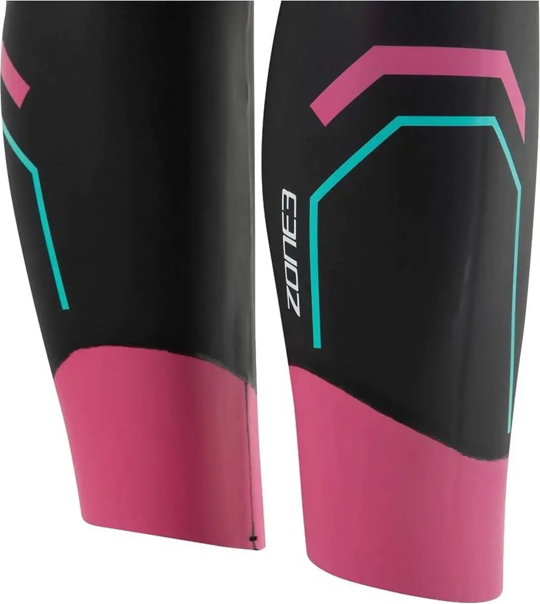 Zone3 Agile Dames Wetsuit - Zwart/Roze/Turquoise - XL - afbeelding 5 van 6