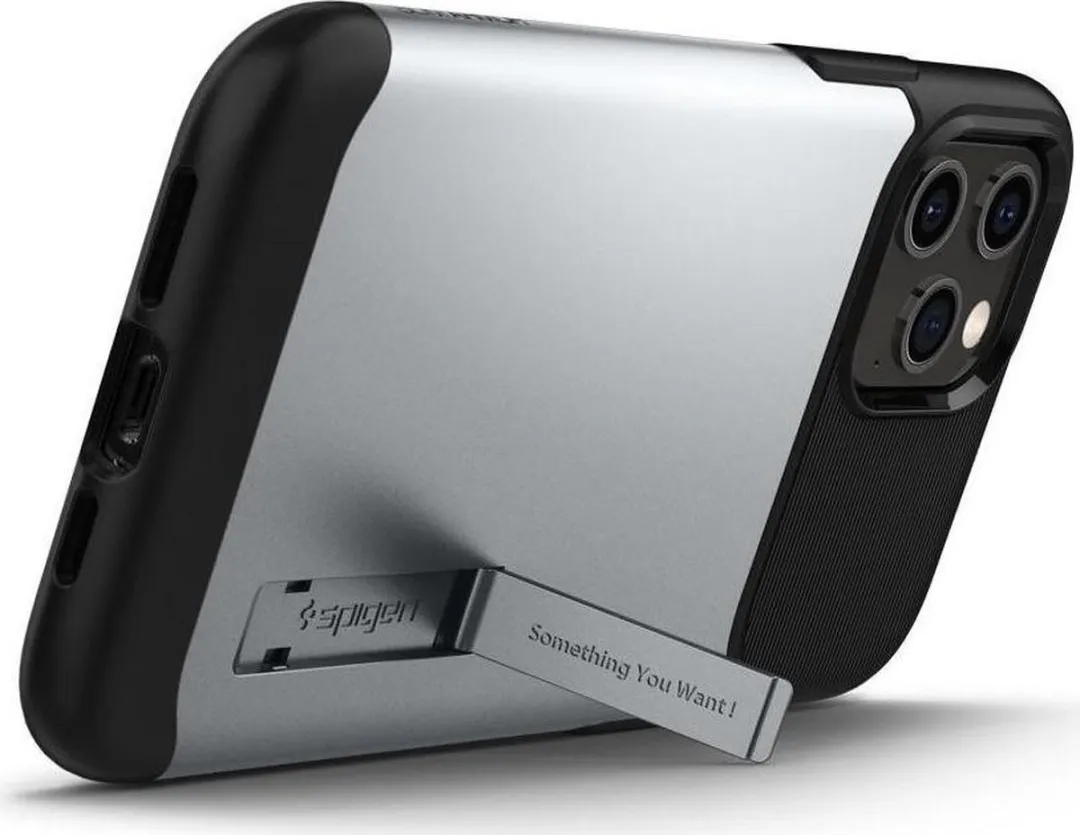 Spigen Slim Armor ACS01482 iPhone Hoes - Zilver