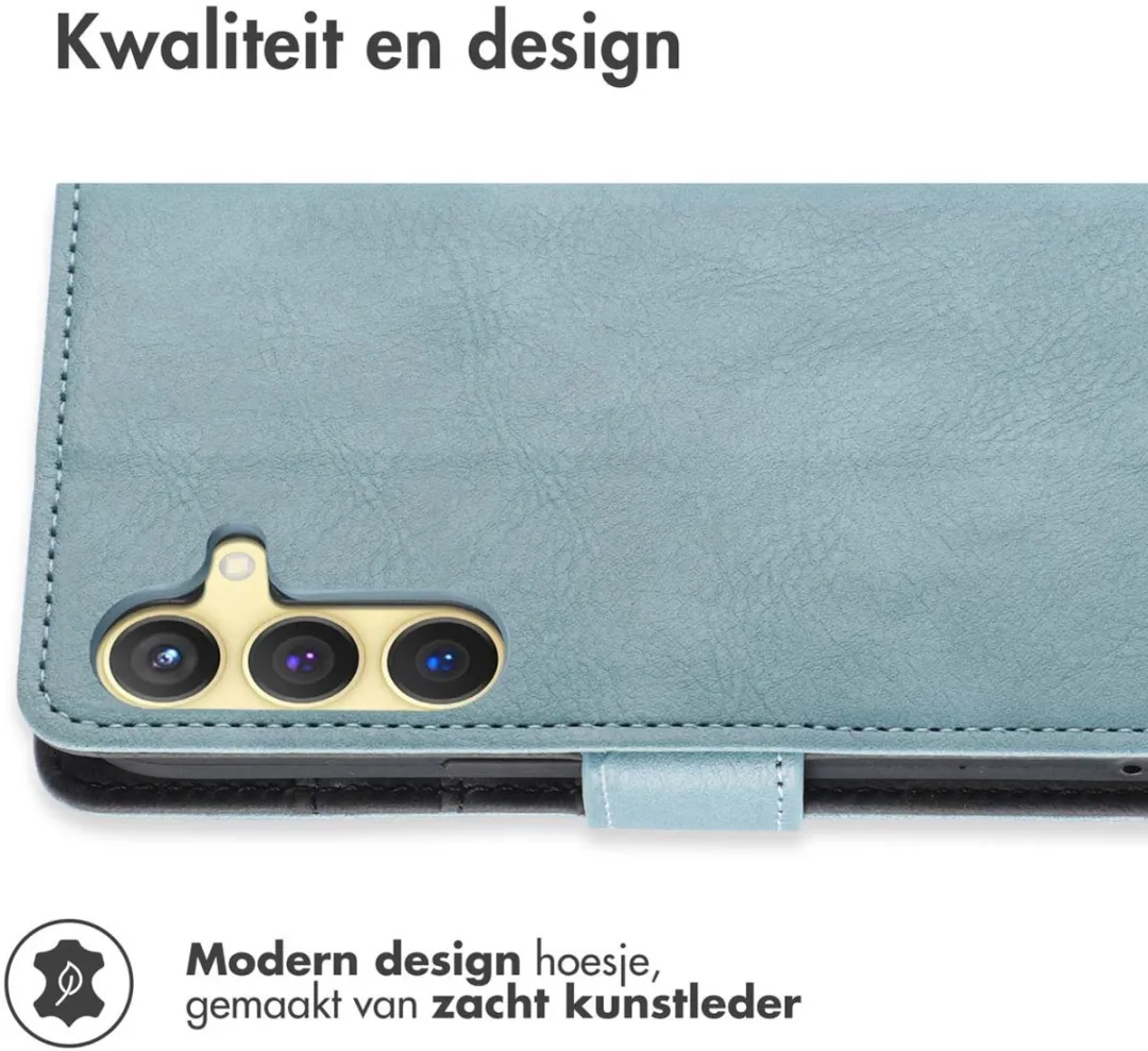Imoshion Hoesje Samsung Galaxy S24 Plus - 3 Pasjes Lichtblauw