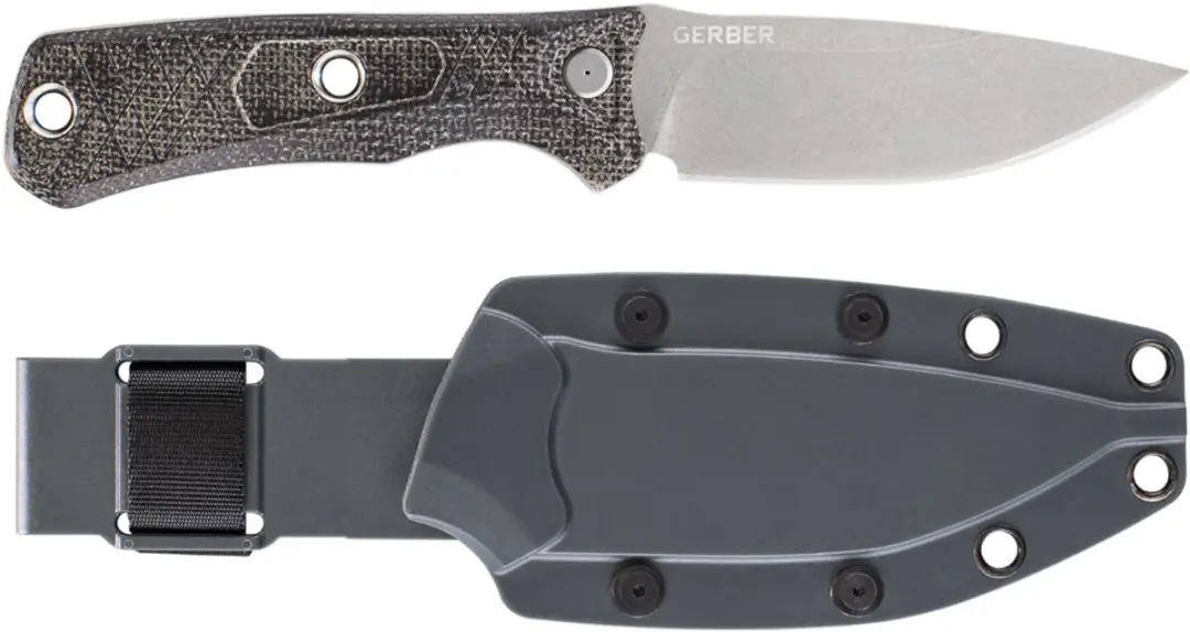 Gerber Convoy Vaststaand Mes 1066483 - Morel Brown Micarta - afbeelding 3 van 4