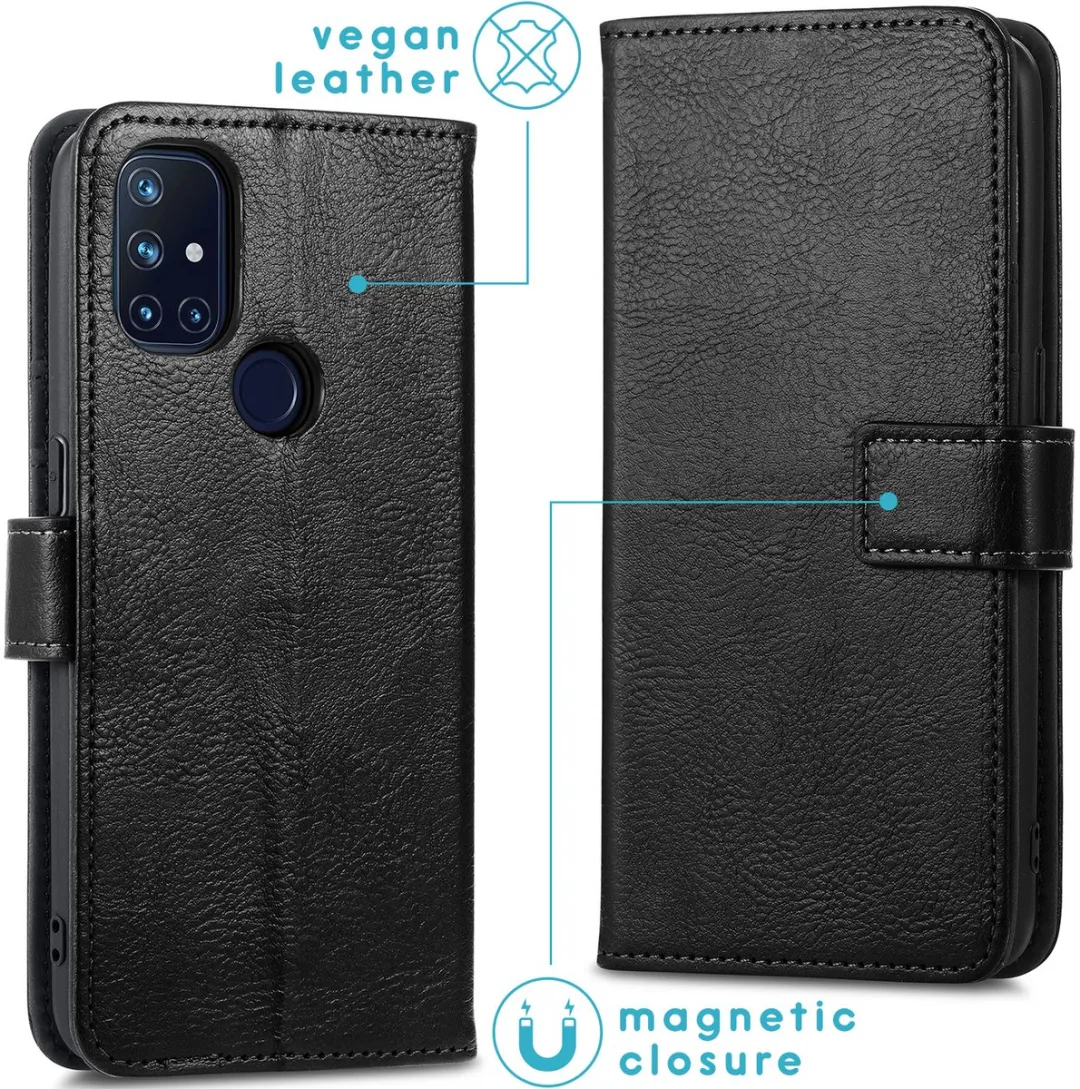 Imoshion Hoesje OnePlus Nord N10 5G - 3 Pasjes - Zwart