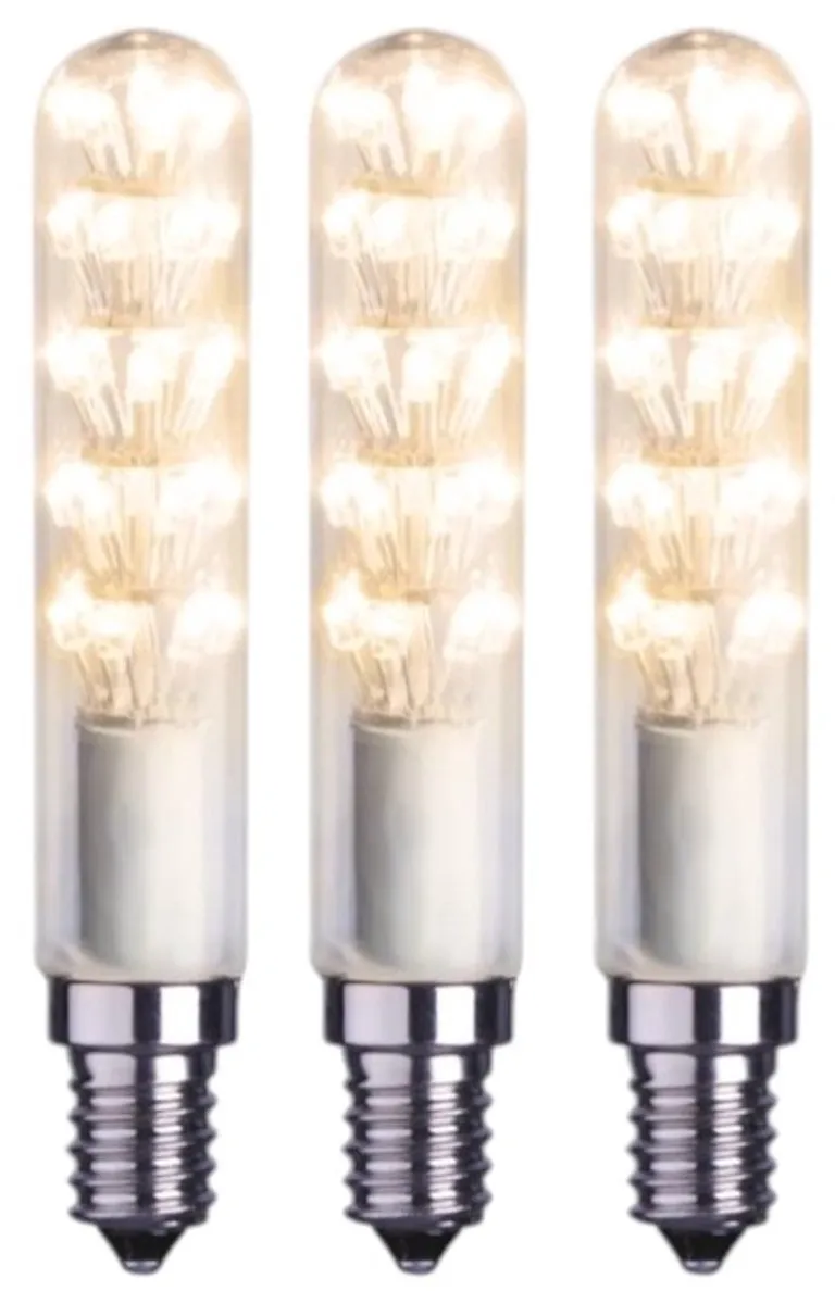 Star Trading Staaflamp E14 1.5W Super Warm Wit - 3 Stuks