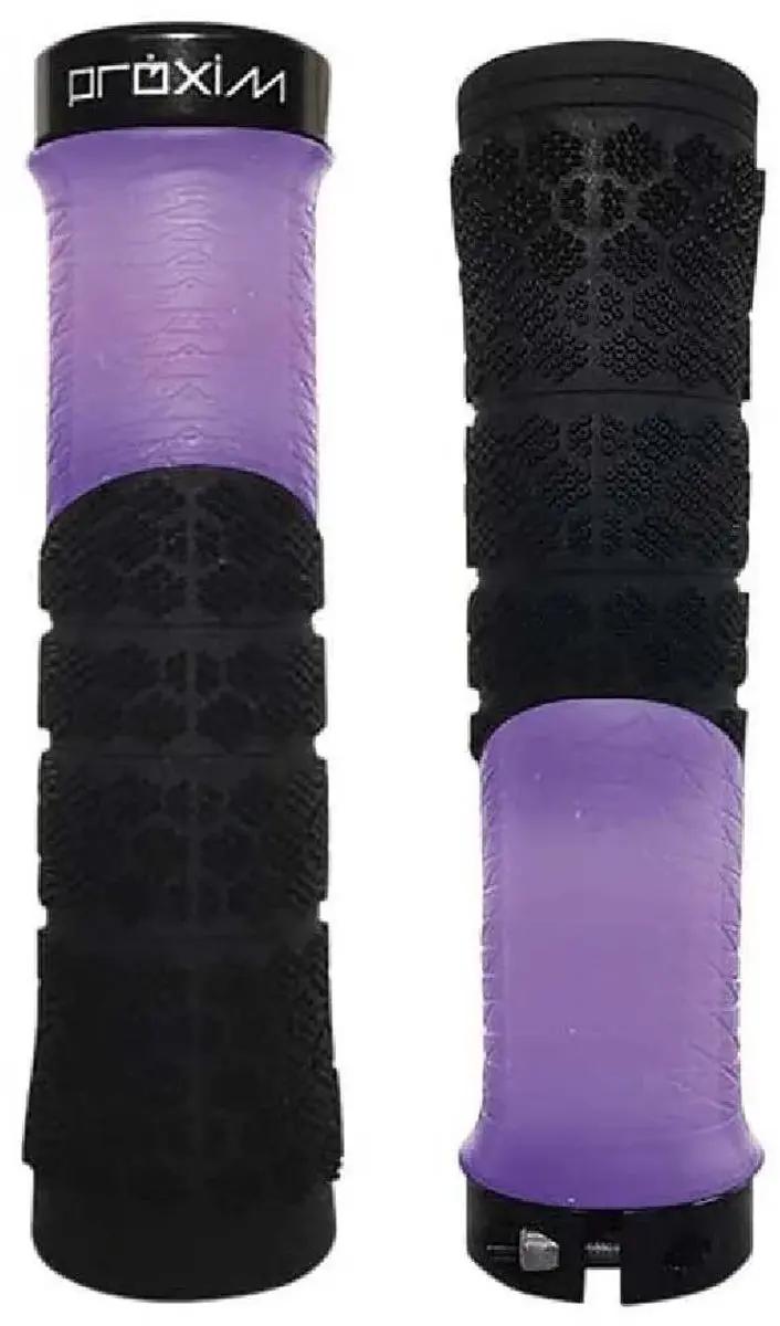 Prologo Proxim X-Shred Grip XSHRGRIPBKPU-AM - Zwart/Paars - afbeelding 2 van 2