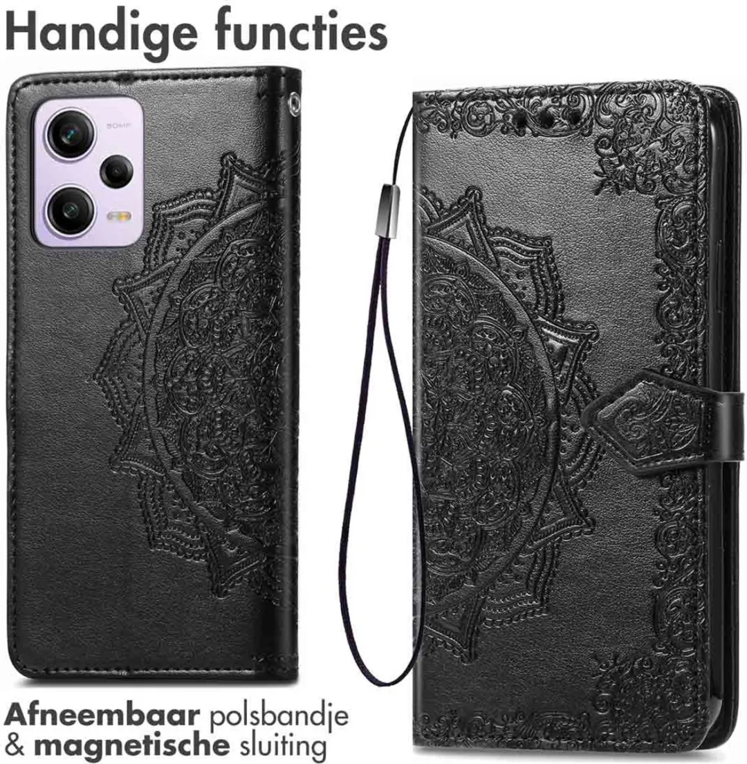 Imoshion Hoesje Xiaomi Redmi Note 12 Pro - 3 Pasjes - Zwart