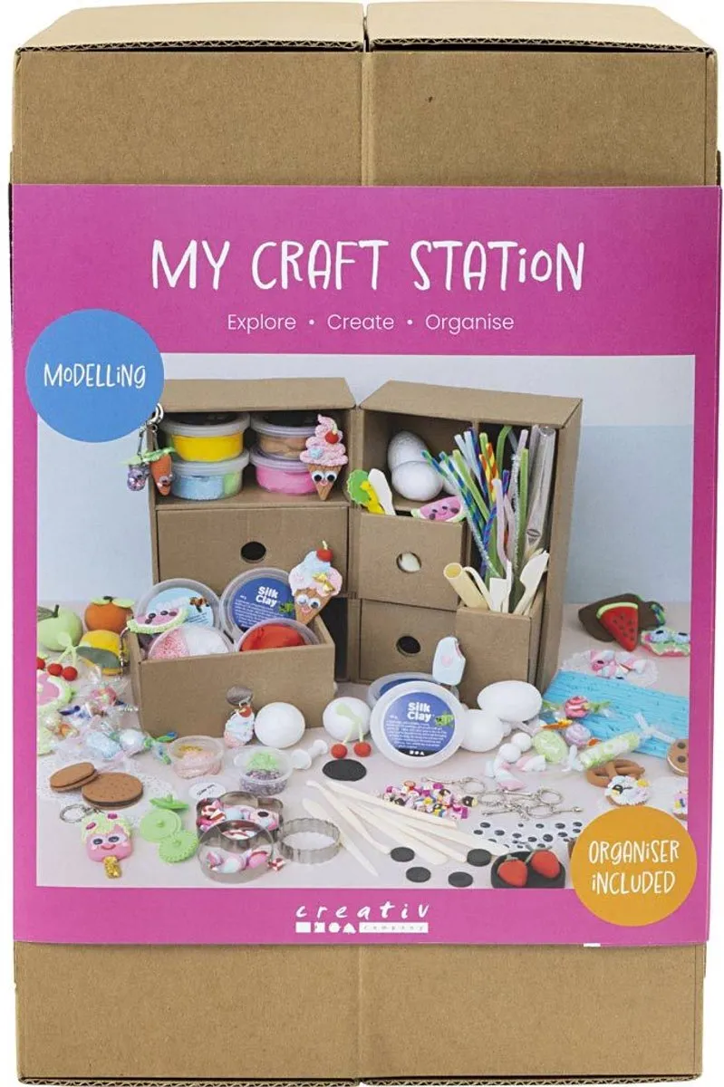 Creativ Company Mijn Knutselstation Boetseren - Meerkleurig
