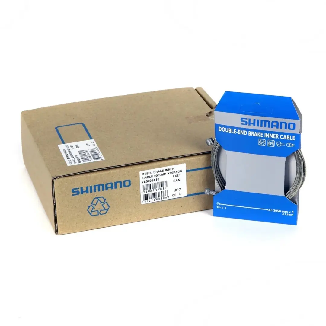 Shimano Dubbelkop Remkabel Staal - 10x - Zilver - afbeelding 2 van 2