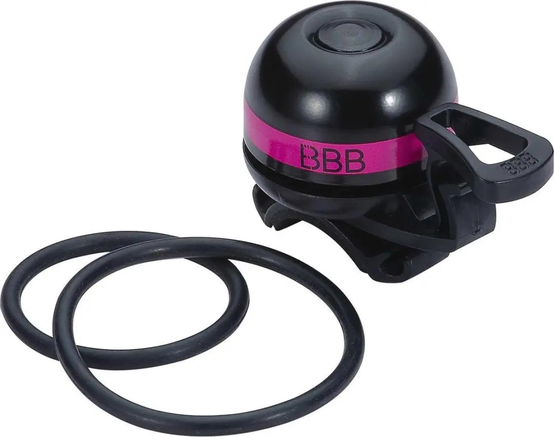 BBB BBB-14 EasyFit Deluxe Fietsbel - Messing - Magenta - afbeelding 3 van 5
