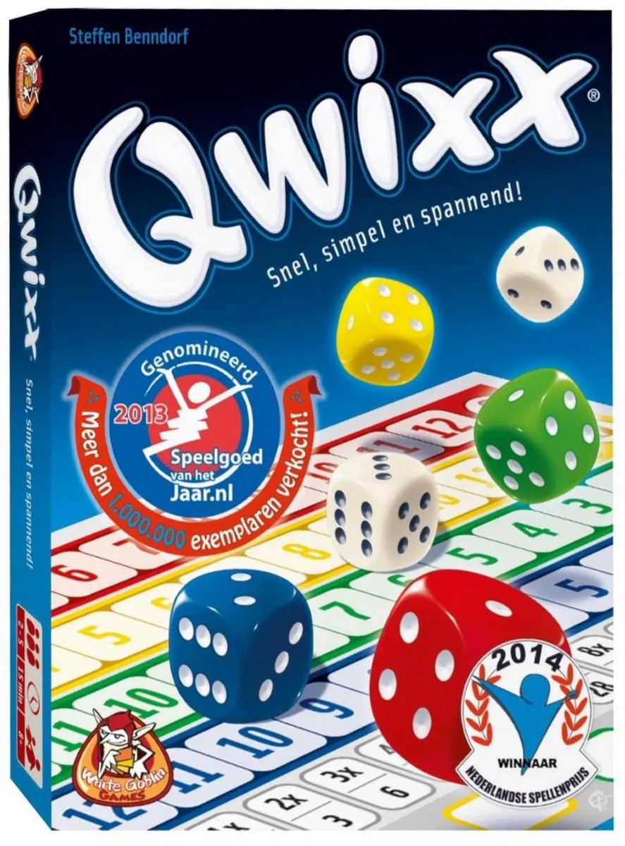 White Goblin Games Qwixx Dobbelspel - 2-5 spelers - AX 6101333