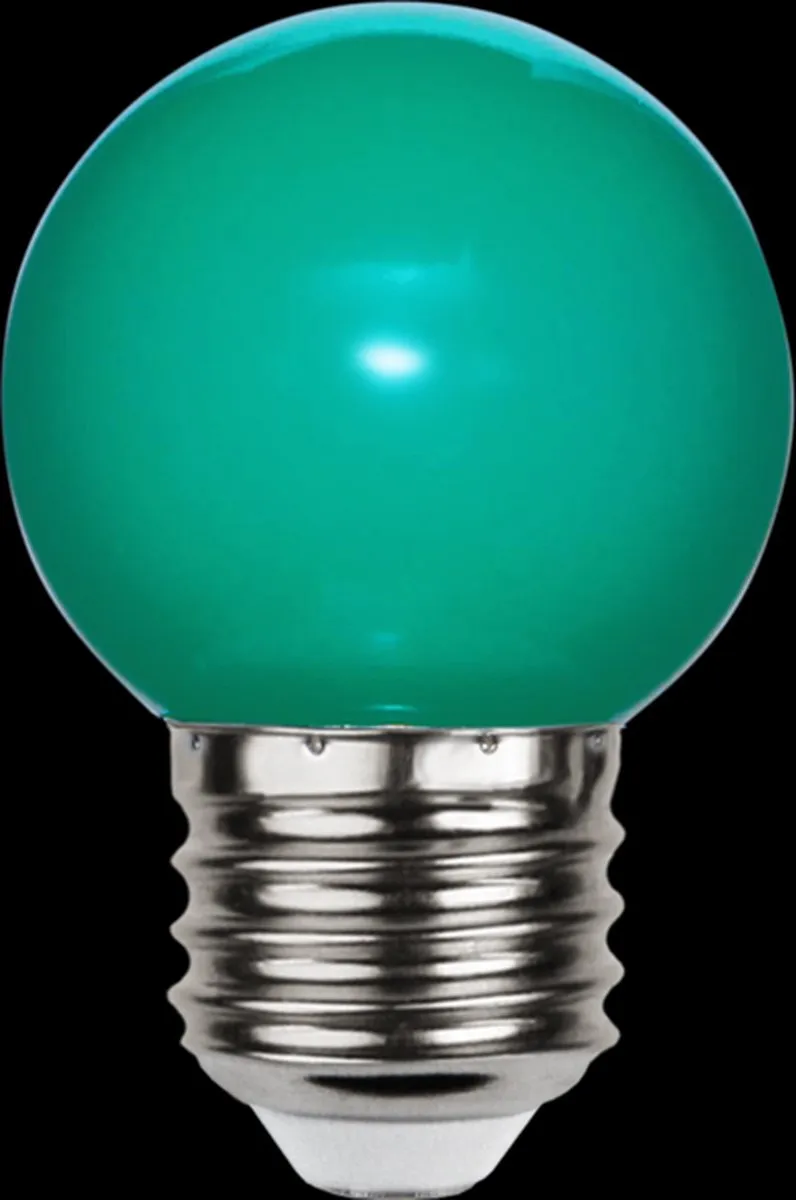 Star Trading Prikkabel Kogellamp E27 1W - Groen Mat