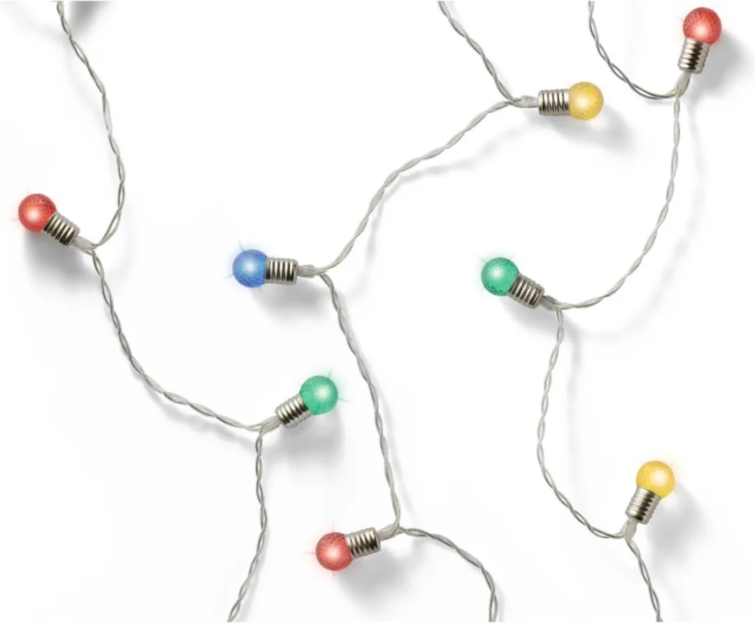 Lumineo Feestverlichting Gekleurde Bolletjes 190cm - 20 Stuks - Multicolor - afbeelding 6 van 6
